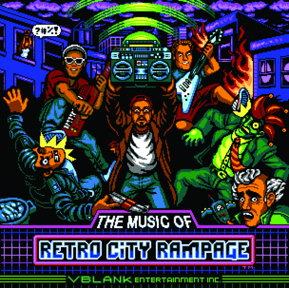 virt, Freaky DNA and Norrin Radd - Retro City Rampage Soundtrack - cover
