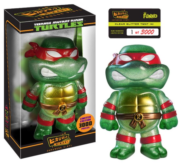 Clear Glitter Raphael Hikari Sofubi Figure