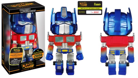 Metallic Optimus Prime Hikari Sofubi Figure