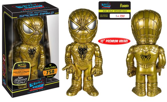 24k Gold Spider-Man Premium Sofubi Figure