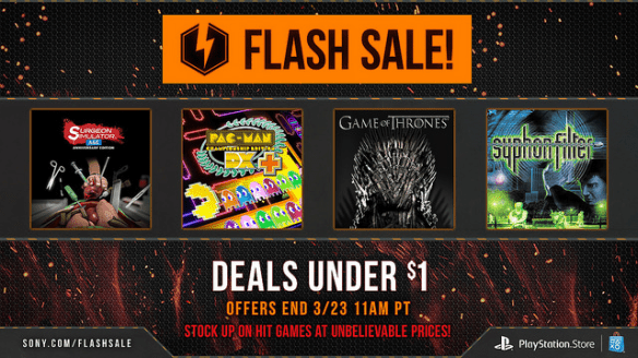 PSN Flash Sale Madness