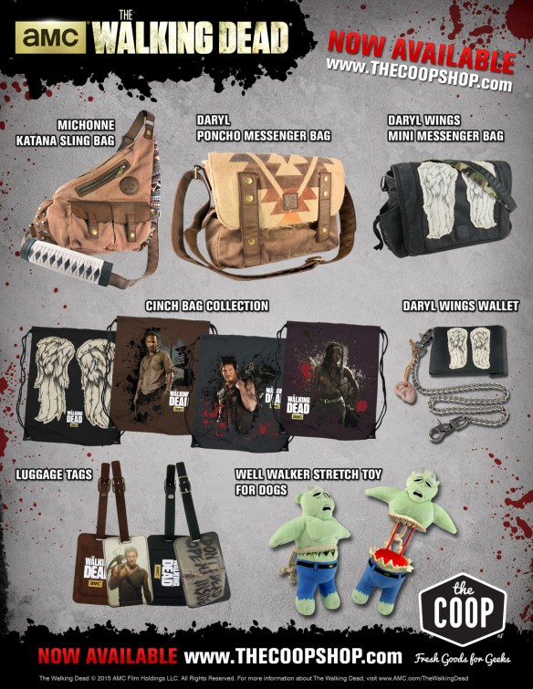 062615 THE WALKING DEAD NEW PRODUCTS FROM THE COOP