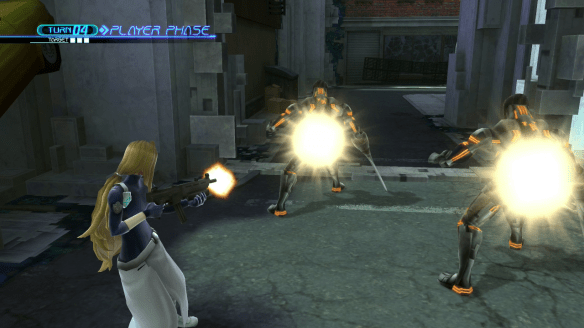 Nagi's kind of like a levitating Annie Oakley with some killer moves...